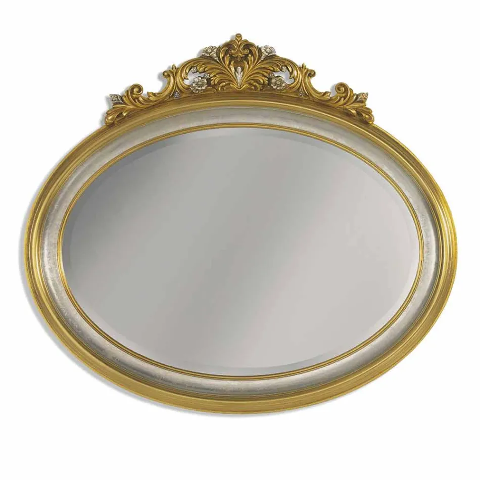 Spiegelwandfriesharz und Tannenholz made in Italy Alberto Viadurini