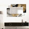 Wandspiegel in modernem Design Petunia Oro Scomposto Klein