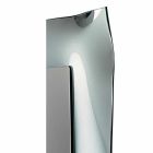 Rechteckiger Designspiegel mit Glasrahmen, hergestellt in Italien – Eclisse Viadurini