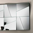 Modularer Wandspiegel mit konkaven und konvexen Spiegeln Made in Italy - Allergie Viadurini