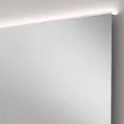 Badezimmerspiegel mit modernem Design LED-Licht mit Satinkanten Veva Viadurini