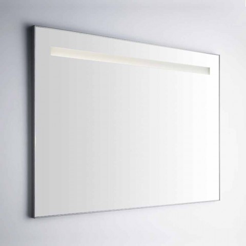 LED-beleuchteter Spiegel aus ähnlichem Aluminium Hergestellt in Italien