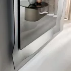 Spiegel mit geformtem Rahmen, erhältlich in 3 Größen und 2 Farben – Carolina Viadurini