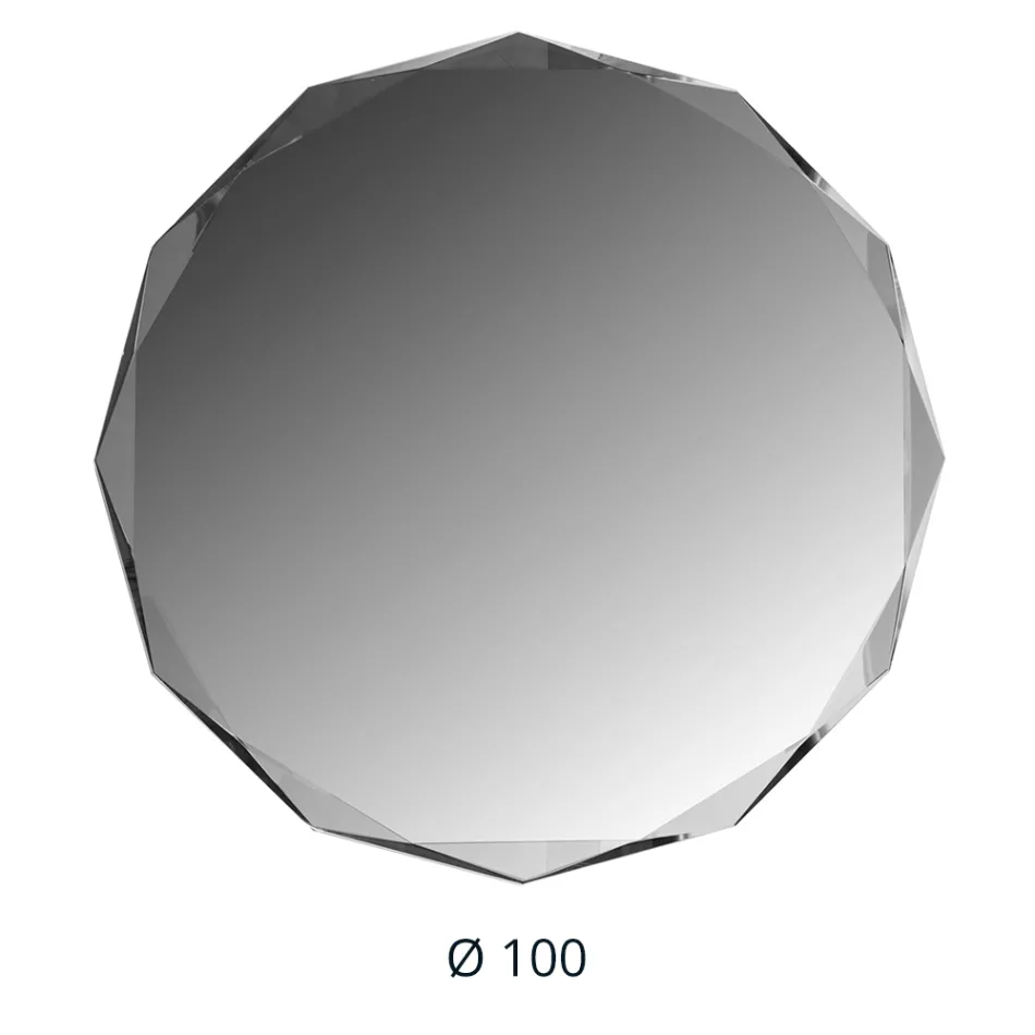 Diamantgeätzter Spiegel mit abgeschrägter Kante – Excelsior Viadurini