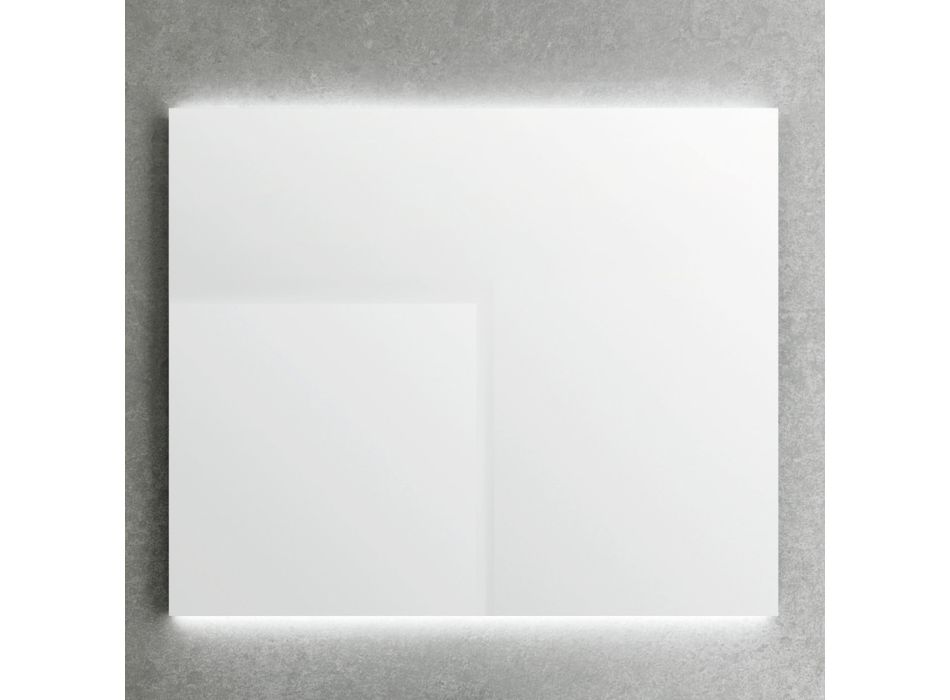 Spiegel mit Hintergrundbeleuchtung an horizontalen Seiten, hergestellt in Italien – Sigmund Viadurini
