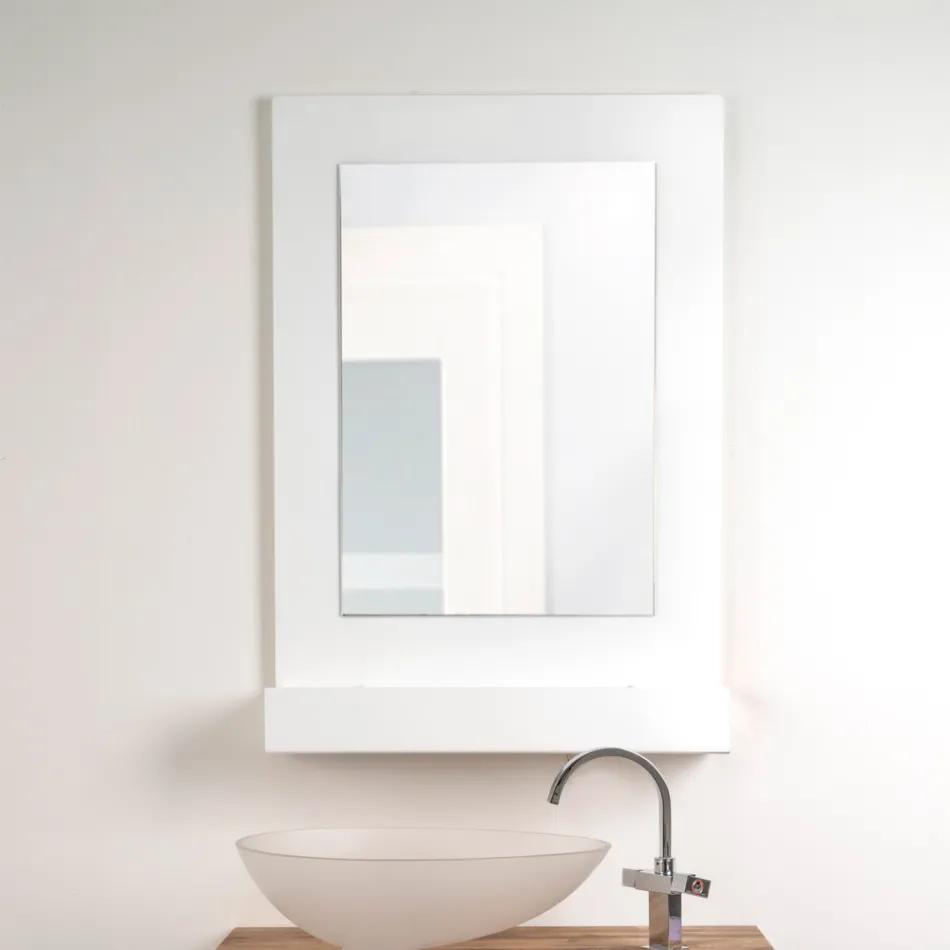Dreifarbiger Plexiglas-Wandspiegelschrank, hergestellt in Italien - Kiran Viadurini