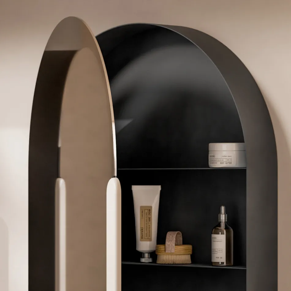 Keramikspiegelbehälter in verschiedenen Farben Made in Italy - Mädchen Viadurini