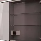 Modernes Design LED-Einbau-Spiegel mit 2 Türen, Adele Viadurini