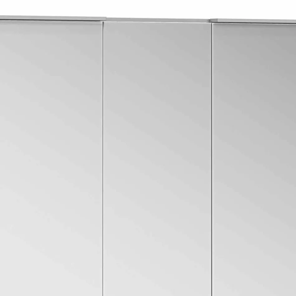 Moderner Einbau-Spiegelbehälter mit LED-Licht und Touch-Tastatur - Demon Viadurini