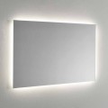 Wandspiegel mit LED-Hintergrundbeleuchtung auf 4 Seiten Made in Italy - Romio