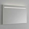 Moderner Wandspiegel mit LED-Licht und Stahlrahmen Made in Italy - Yutta