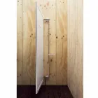 Wandspiegel mit öffnender Tür und Kleiderhaken Made in Italy - Boro Viadurini