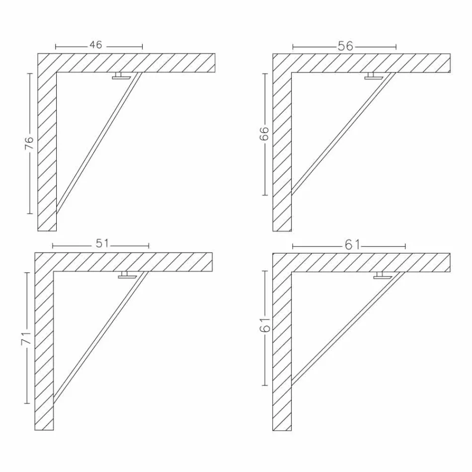 Wandspiegel mit öffnender Tür und Kleiderhaken Made in Italy - Boro Viadurini