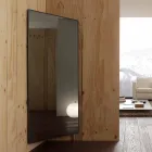 Wandspiegel mit öffnender Tür und Kleiderhaken Made in Italy - Boro Viadurini