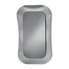 Wandspiegel mit Rahmen aus Fusingglas, hergestellt in Italien – Adored Viadurini