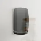 Wandspiegel mit Struktur aus schwarz lackiertem Holz, hergestellt in Italien – Arya Viadurini