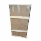 Wandspiegel mit Aluminiumrahmen und LED-Licht Made in Italy - Chik Viadurini