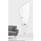 Langer dekorativer freitragender Wandspiegel in 4 Farben - Spino Viadurini