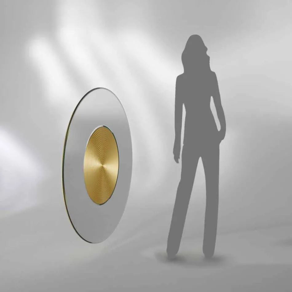 Designer Wandspiegel mit MDF-Unterstützung Malva Viadurini