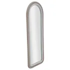 Samtbezogener MDF-Wandspiegel mit gewölbter Oberseite - Jessica Viadurini