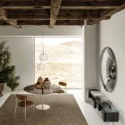 Wandspiegel aus gebogenem konvexem Glas in verschiedenen Ausführungen - Hell Viadurini