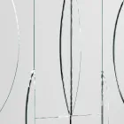 Modularer Wandspiegel mit Holzstruktur Made in Italy - Saetta Viadurini