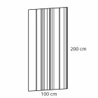 Rechteckiger Wandspiegel aus modernem Design Made in Italy - Koriander Viadurini