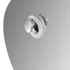 Runder Wandspiegel abgeschrägtes schlichtes Design Made in Italy - Odile Viadurini