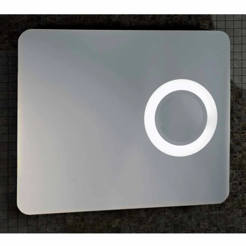 Schminkspiegel im modernen Design, LED-Beleuchtung, Maren Viadurini