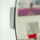 Moderner runder freitragender Wandspiegel mit Rahmen - Odosso Viadurini