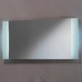 LED Design Spiegel mit satinierten Glaskanten Sam