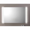 Moderner Badezimmerspiegel mit LED-Beleuchtung, L1200x H 900 mm, Agata