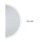 Hinterleuchteter Spiegel mit durchgehendem LED-Streifen - Excelsior Viadurini