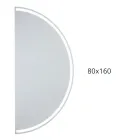 Hinterleuchteter Spiegel mit durchgehendem LED-Streifen - Excelsior Viadurini