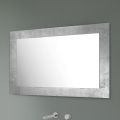 Rechteckiger Wandspiegel mit silbernem, goldenem oder kupfernem Glasrahmen - Stileo