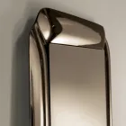 Rechteckiger Spiegel mit Rahmen aus Kristallguss, hergestellt in Italien - Belinda Viadurini