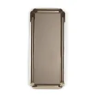 Rechteckiger Spiegel mit Rahmen aus Kristallguss, hergestellt in Italien - Belinda Viadurini