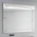 Wulstiger Spiegel mit moderner Grundkante, H120 x L120cm, Dedalo