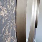 Runder Wandspiegel mit Bronze-, Schwarz-, Platin- oder Kupferrahmen - Renga Viadurini