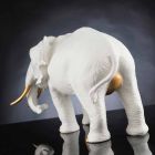 Handgefertigte Elefantenfigur aus Keramik Made in Italy - Infanterist Viadurini