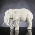 Handgefertigte Keramik-Statue in Elefantenform Made in Italy - Infanterist