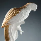 Handgefertigte Papageienfigur aus Keramik Made in Italy - Pagallo Viadurini