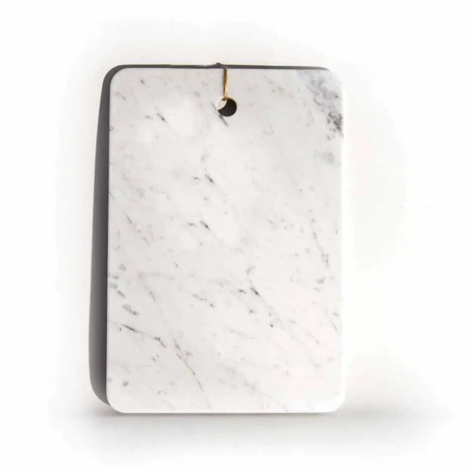 Schneidebrett in Carrarra White Marble von Made in Italy Design - Masha Viadurini