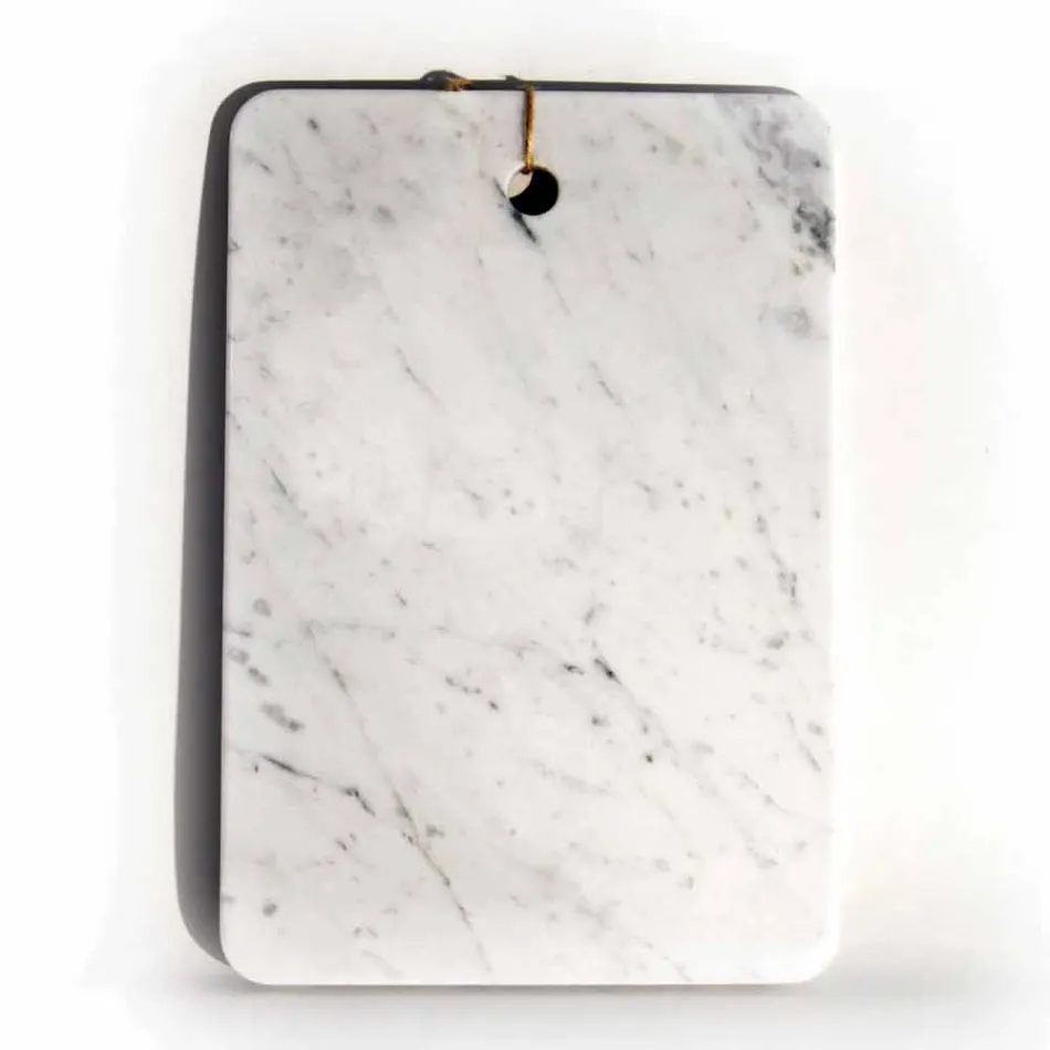 Schneidebrett in Carrarra White Marble von Made in Italy Design - Masha Viadurini