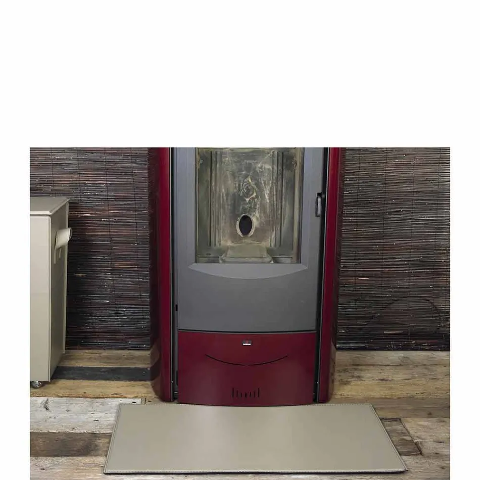 Ledermatte für Kamin / Herd Cleo Made in Italy Viadurini