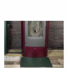 Ledermatte für Kamin / Herd Virgilio Made in Italy Viadurini