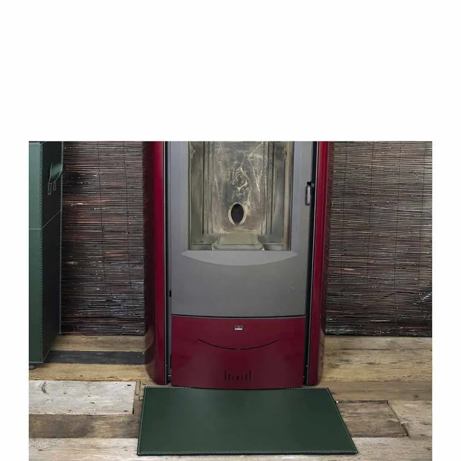 Ledermatte für Kamin / Herd Virgilio Made in Italy Viadurini