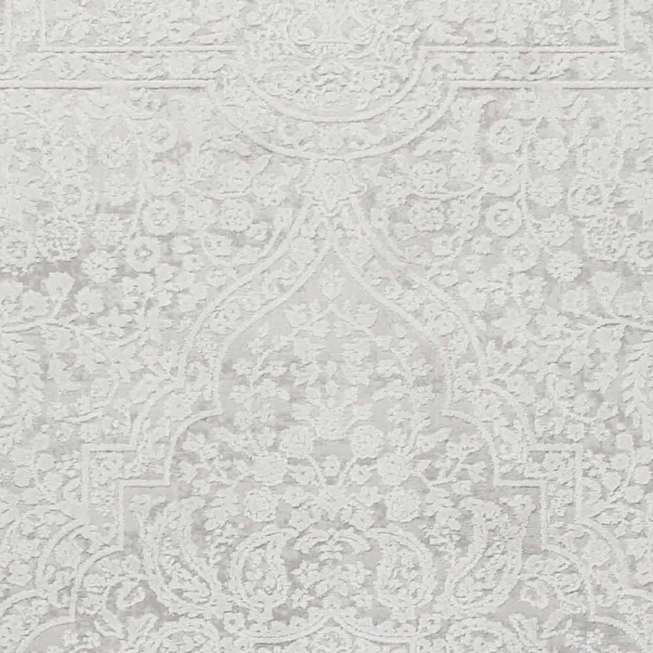 Designteppich mit beigem Design aus Polyester und Viskose - Okzitanien Viadurini