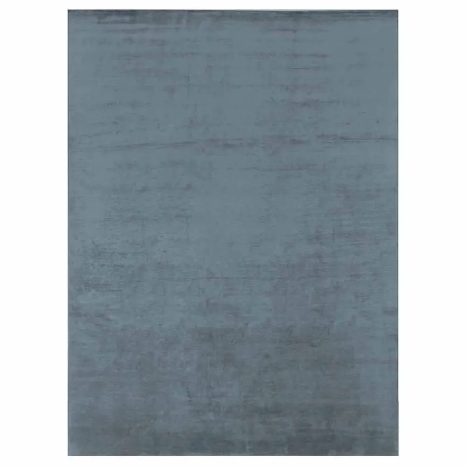 Großer farbiger Seidenteppich im modernen Design - Ausblick Viadurini