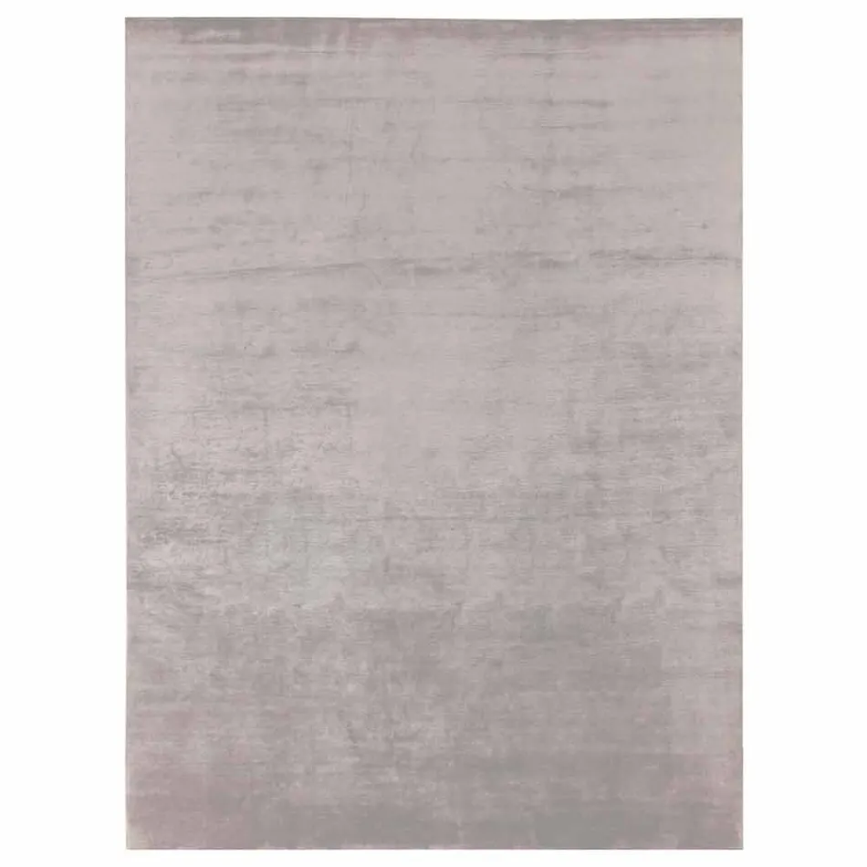 Großer farbiger Seidenteppich im modernen Design - Ausblick Viadurini